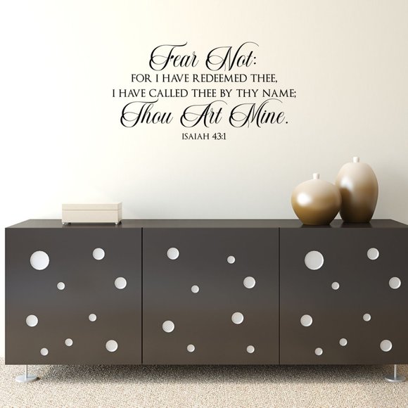Isaiah 43:1 Wall Decal - Picture 8 of 9